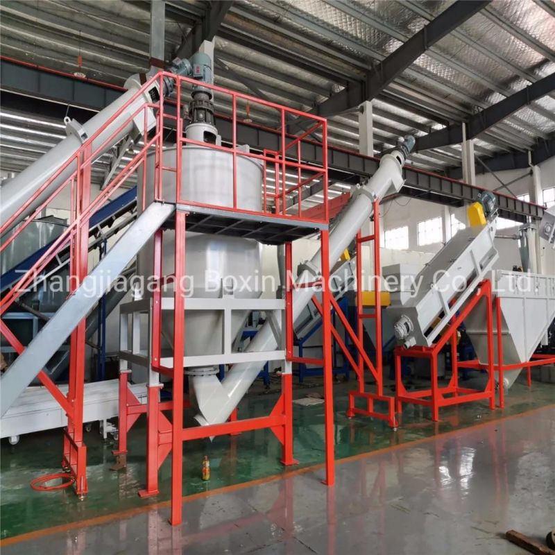 High Productivity Pet Bottle Recycling Machine for Water Cola Plastic Bottle with Friction Washer/Washing Plant