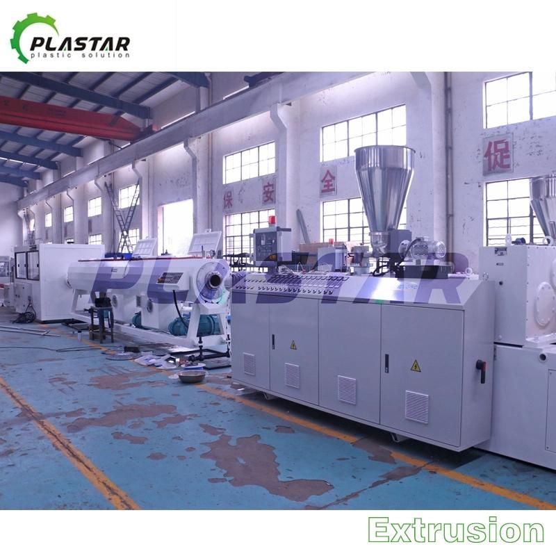 16-63mm Double Outlet PVC Pipe Machine PVC Pipe Making Machine with Price