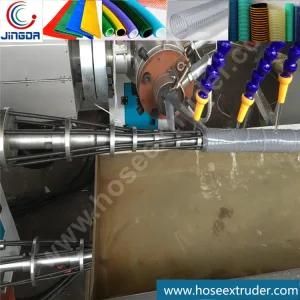 Double Exit Spiral Reinforced PVC Suction Hose Extruder Machine Equipment