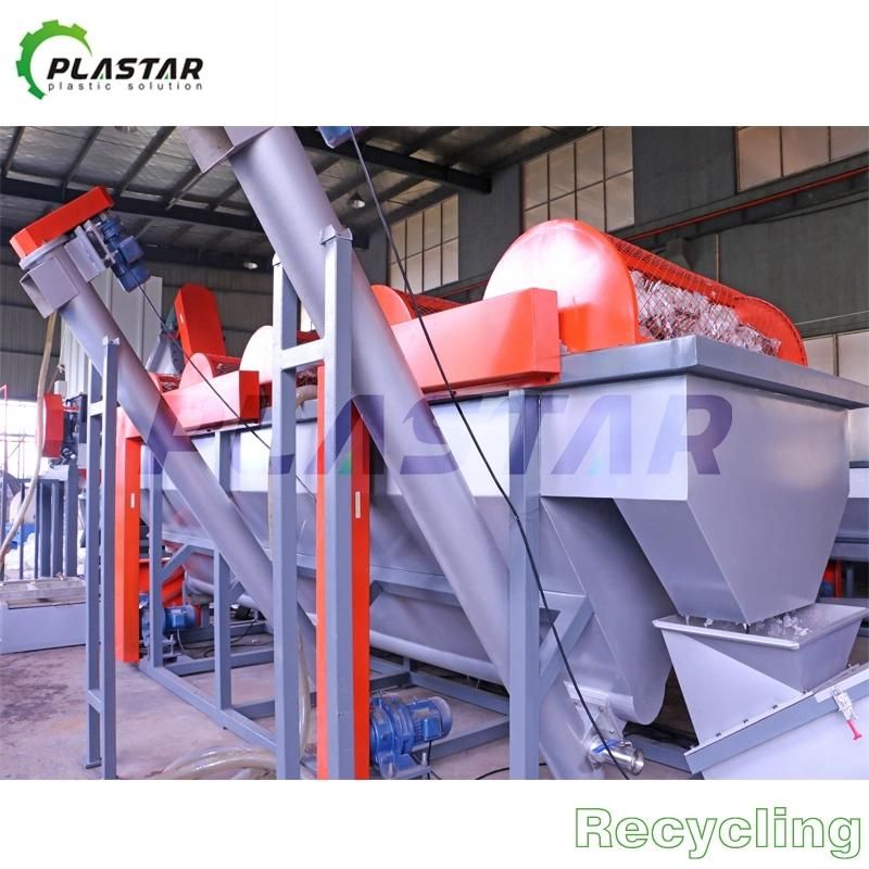 300kg/H 500kg/H 1000kg/H 2000kg/H PE PP Plastic Recycling Machine/Film Washing Line