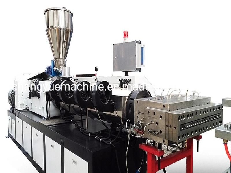 Flexible Operation WPC Hollow Door Panel Extruder Line