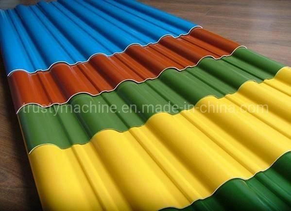 Qingdao PVC UPVC Corrugated Wave Roof Sheet Extrusion Line Production Machine