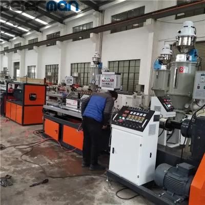 Sj-45&Sj-30 Single Screw Co-Extrusion Line of 1/2/3 Color PVC Price Tags Making