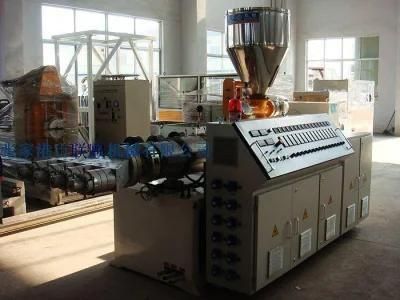 Pipe Extrusion/Pipe Extruder Composed of Vacuum Calibrationtable Cutter and Stacker
