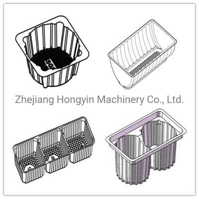 Minimal Waste Forming Stacking Counting Cup Lid Plastic Thermoforming Machine