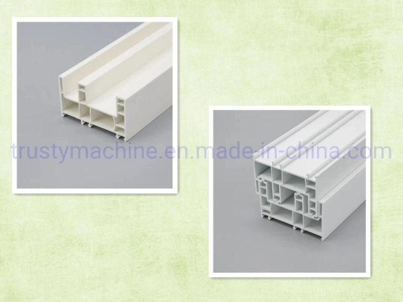 PVC WPC Window and Door Profile Panel Ceiling Decking Production Extruder Extrusion Line Machine