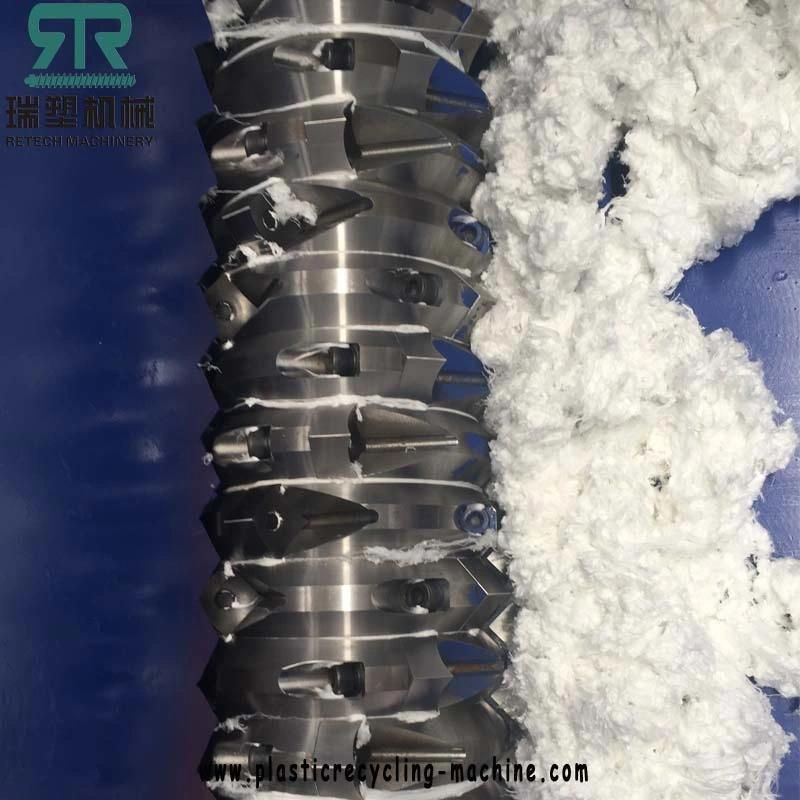 Plastic Barrel/Plastic Film/Plastic Bottles/Plastic Jar/Plastic Basket Twin Screw Shredder