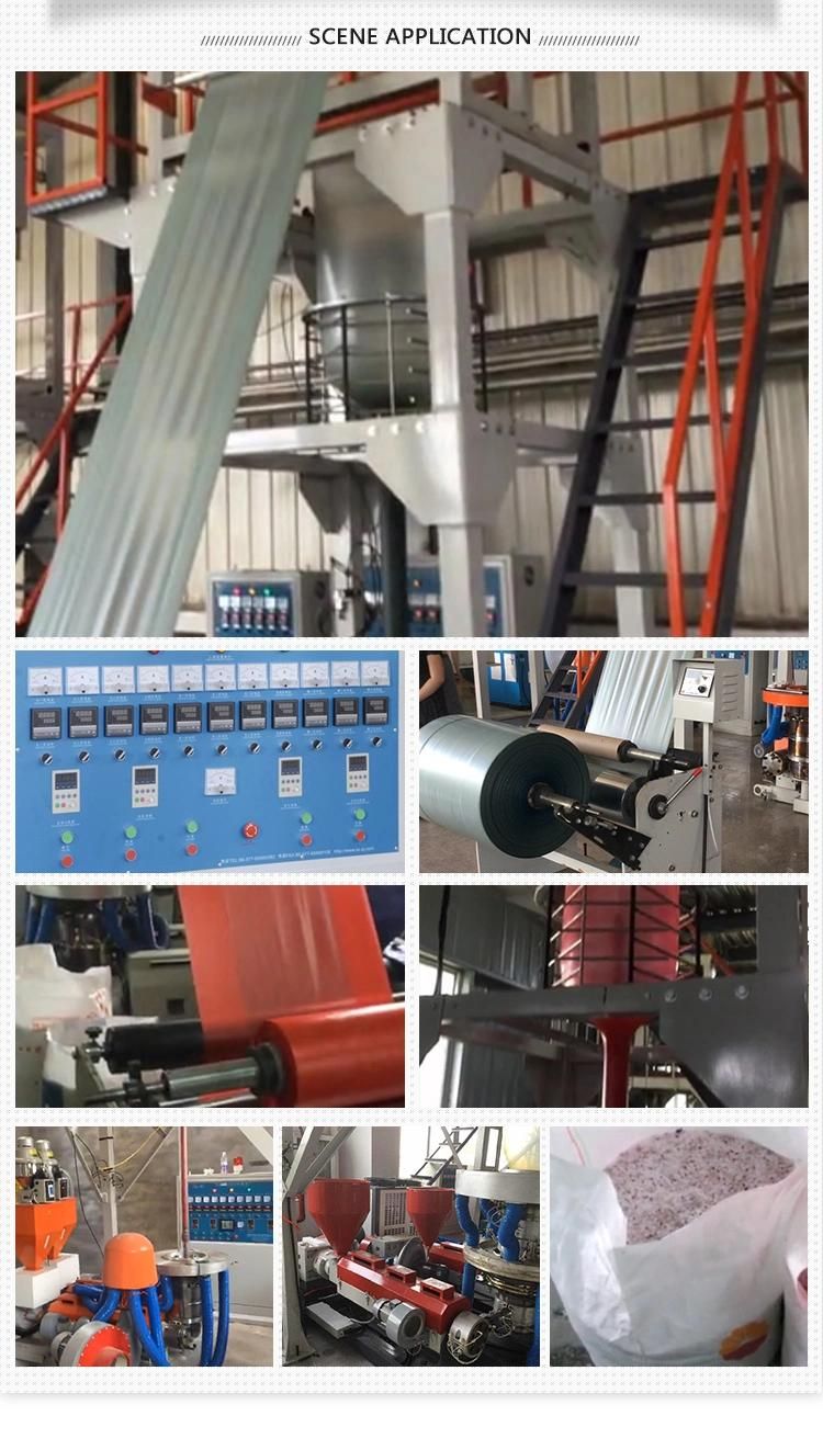 Professional Manufacture Customerized High Output and Quality ABA Polyethylene Film Blowing Extrusion Machine for Plastic Bags