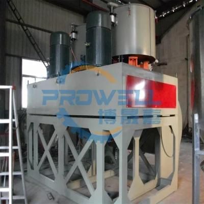 Raw Material High Speed Mixing and Coloring Machine Plastic PVC Resin Calcium Additive ...