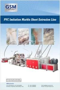 PVC Imitation Marble Sheet Extrusion Line