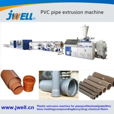 Jwell HDPE Single Screw Extruder Plastic Pipe Machine/Marine Fishing Raft Pedal Plastic ...