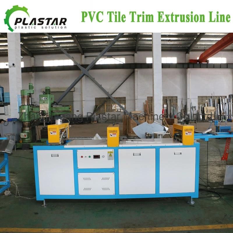 PVC Tile Trim Plastic Extrusion Profiles Ceramic Corner Edging Making Extrusion Machine