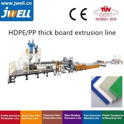 PP/PE/ABS/PVC/PVDF Thick Plate Extrusion Line