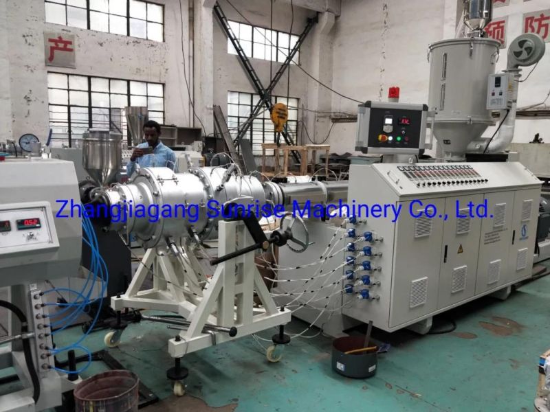 Plastic PVC Pipe Extrusion Line HDPE Pipe Production Line