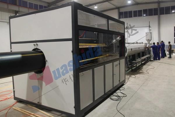 HDPE Plastic Pipe Machinery for Making Water Gas Supplying Pipe Extrusion Line