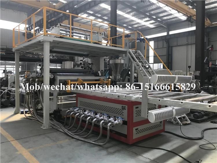 Good Quality Vinyl Rigid Core Plastic Spc/PVC Flooring Board Extruder/Production Machine Co-Extrusion Line