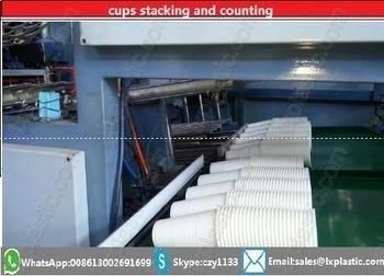 High Speed Tilt-Mold Plastic Milk Tea Coffee Water Tea Cups Making Thermoforming Machine