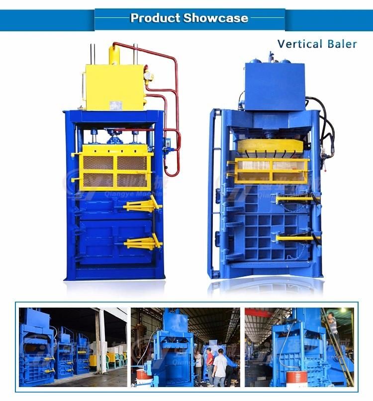 Plastic Vertical Baler Hydraulic Baling Machine