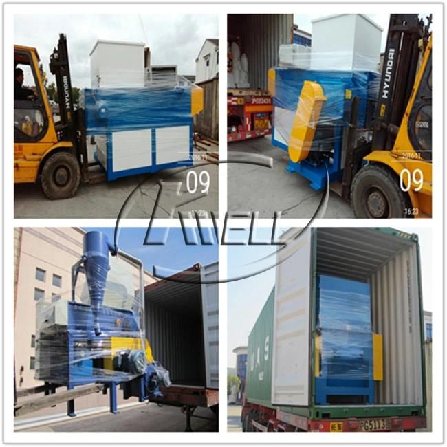 Long HDPE PVC Pipe Horizontal Type Shredder Crusher