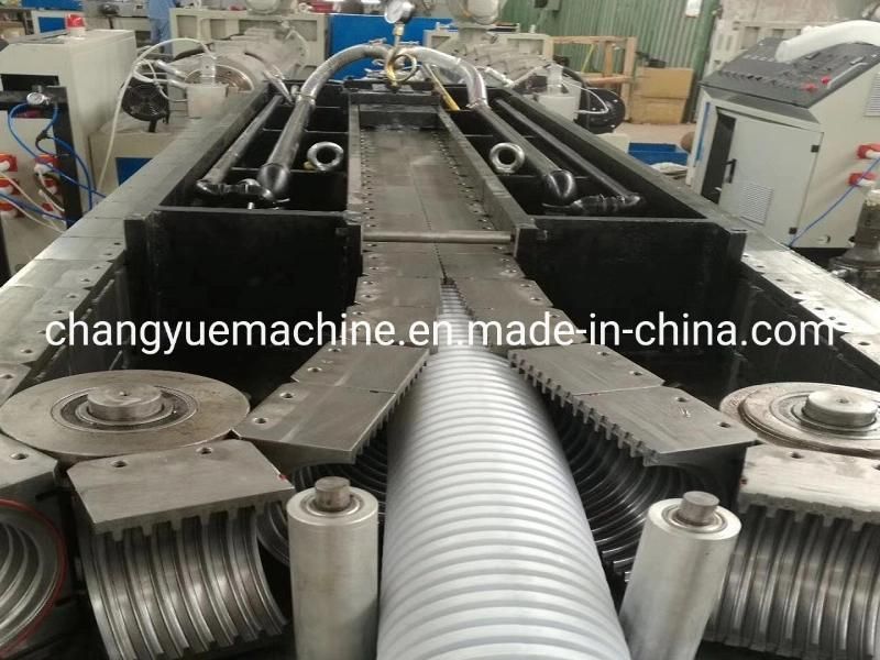 High Automation PE PVC Single Wall Corrugated Pipe Line