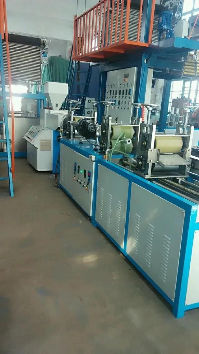 Mop Rod Packing PVC Film Blowing Machine Flat Blow of Barrel Infrared Hot Air Communication
