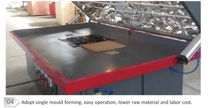 Light Thermal Vacuum Forming Machine Working for Making 3D Words
