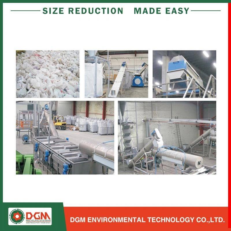 Scrap Waste PP Woven Bags for Plastic Recycling Washing Line