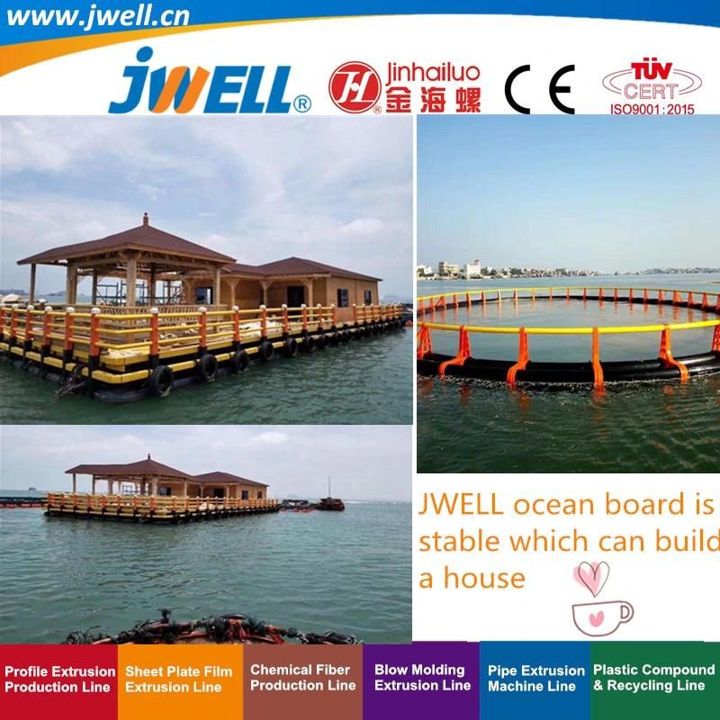 Jwell- PE Plastic Ocean Marine Pedal Fishing Raft Profile Recycling Agricultural Making Extrusion Machine for Using in The Sea, Rivers, Lakes, Moors, Ponds