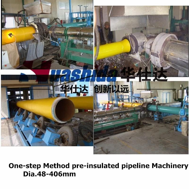 One-Step Coutinued Method Foam Jacket Anti-Corrosion&Thermal Insulation Production Line