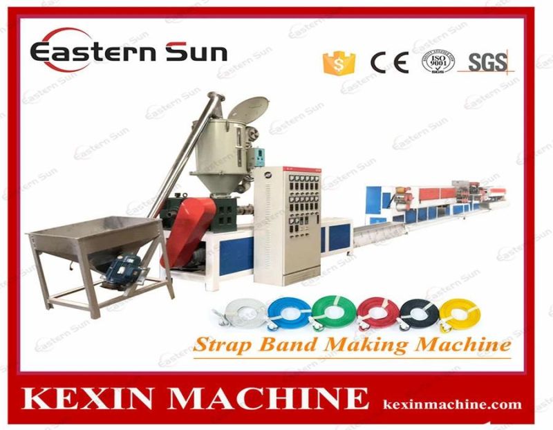High Capacity Kexin Machinery PP Strap Band Tape Machine Equipment with Twin Double Screw Extruder