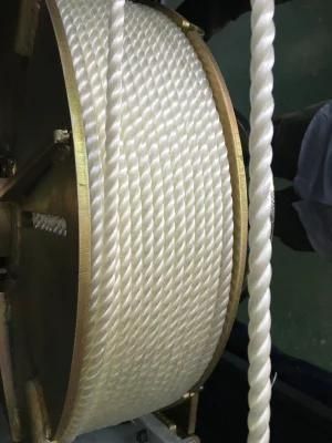 3/4 Strand Twisted Plastic PP Nylon Twisted Coir Coconut Fiber Rope Making Machine