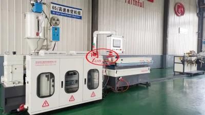 Plastic PP PE PVC Electrical Conduit Corrgugated Pipe Production Line