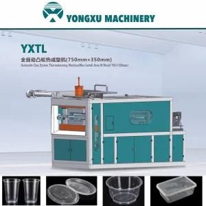 Yxtl 750mm*350mm Plastic Cup Making Machine, Cam Structure Thermoforming Machine, Plastic ...
