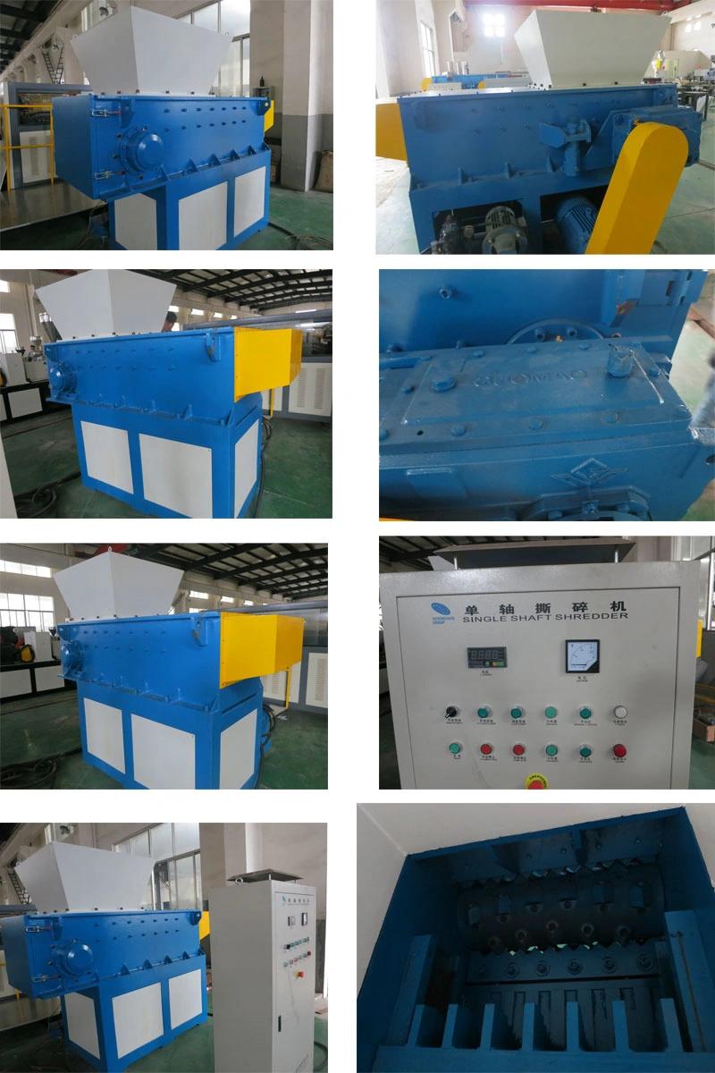 Single Shaft Waste Plastic Shredder Machine with CE Certification