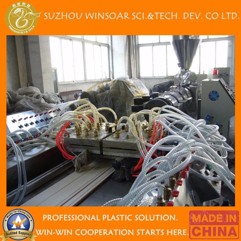 Plastic Extruder PVC Cable Wire Trunking Profile Making Machine