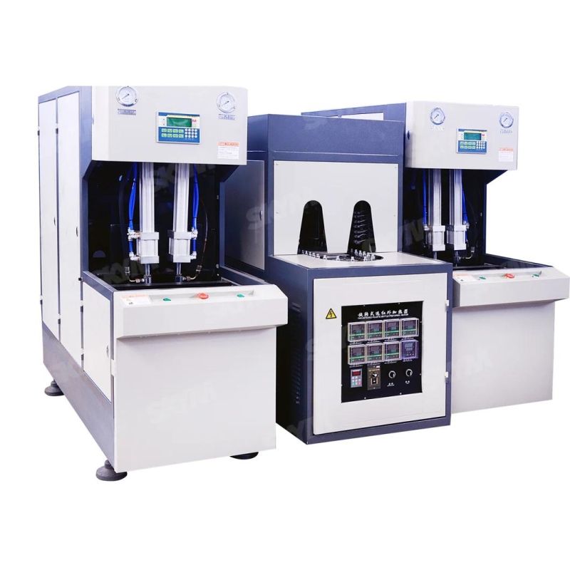 Semi Automatic 1600-2000bph 2 Cavity Plastic Pet Medical Pharmaceutical Bottle Making Machine