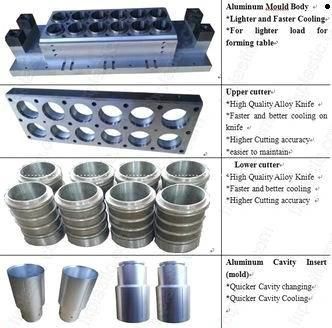 PP Water Cup/Pet Cold Drink Cup/PS Coffee to Cupinline Thermoforming Machine Equipment