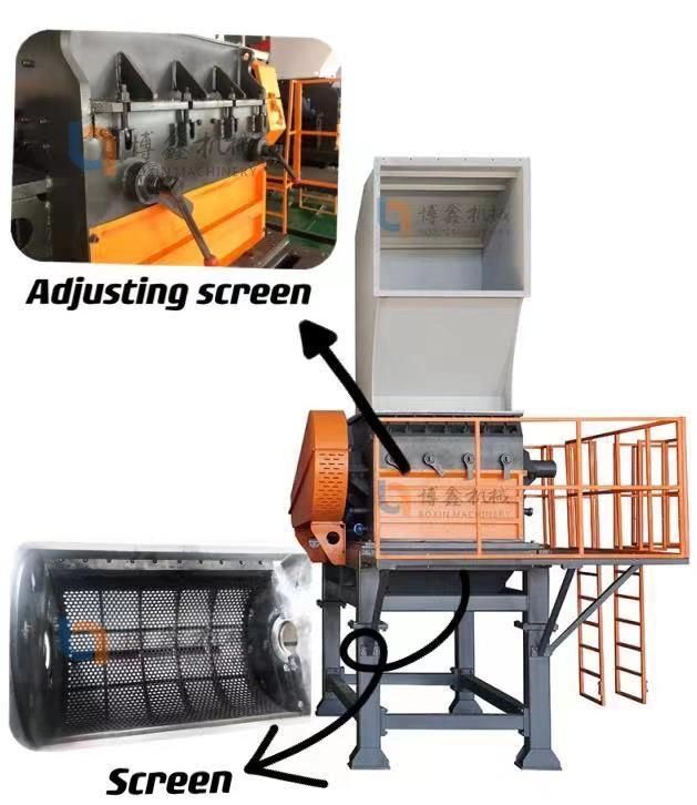 Hard Plastic Crusher Shredding Machine Granulator Machine for Larger and Harder Materials