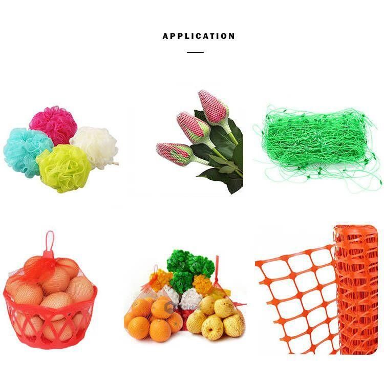 PE Plastic Net Extruder; Plastic Bath Net Mesh Sponge Making Machine