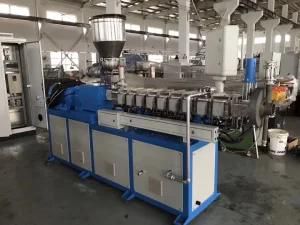 PLC Control System Lab Twin Screw Extruder for Pelletizing Machine