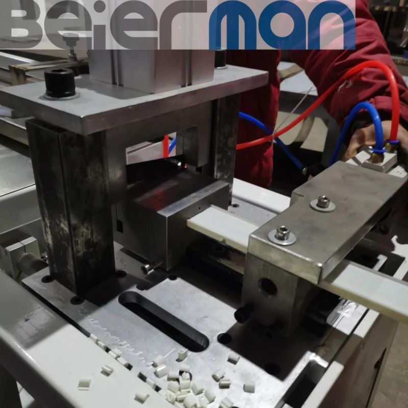 Sj45 Single Screw Co-Extruding 4*6cm PVC Price Tag Holder for Hooks and Wires Production Line Vacuum Mold Device