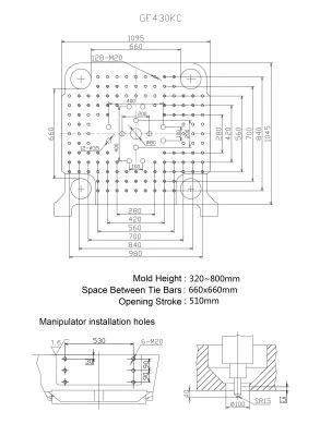 GF430kc Disposable Plastic Food Container Machine Disposable Plastic Cup Molding Machine