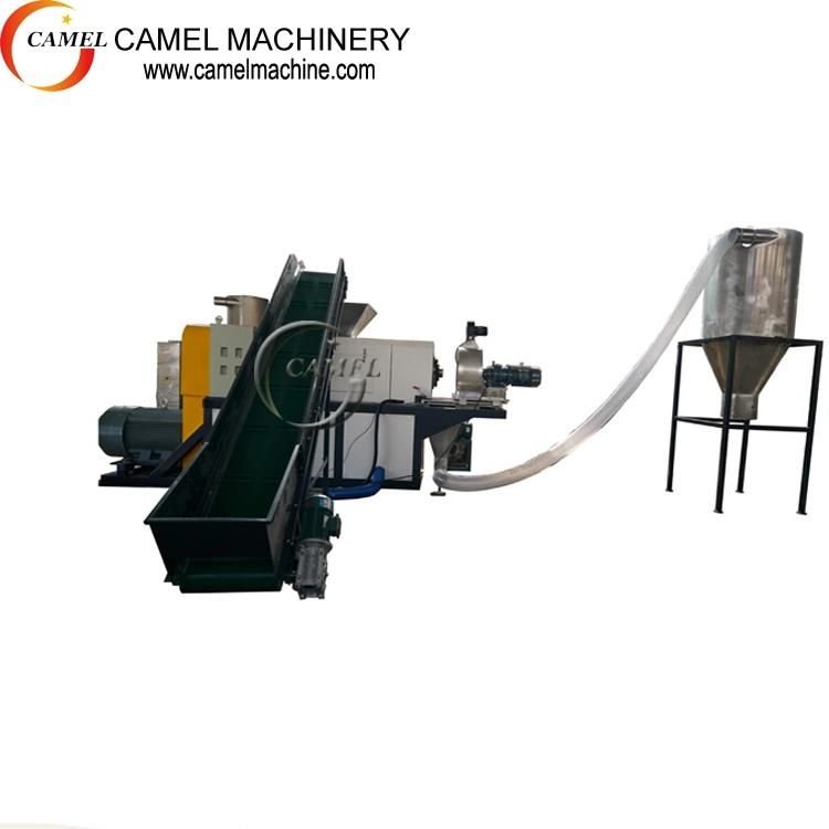 Waste Plastic Film Dewatering Extruder Machine/Wet Film Squeezing Drying Recycling Machine