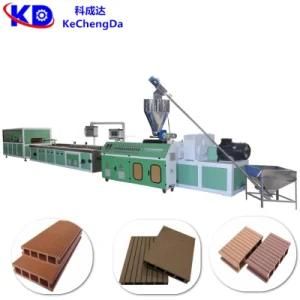 WPC Profiles Production Line /PE Outdoor Plastic Wood Deck Floor Board Making Machine