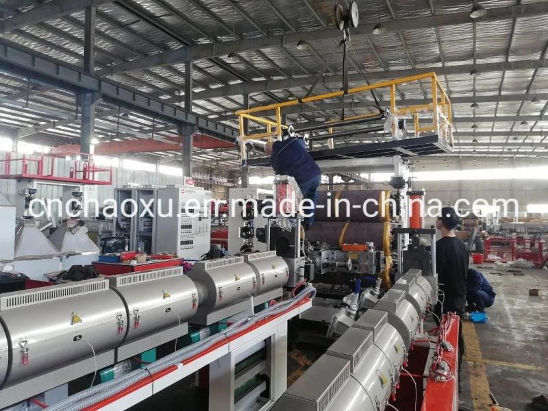 Chaoxu ABS Trolley Bag Luggage Cover Making Plastic Sheet Extruder Machine