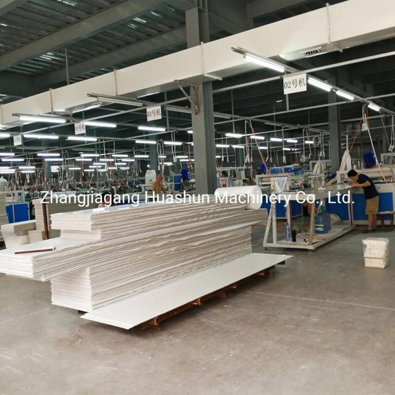 Fireproof Plastic PVC Faux Marble Stone Profile Extrusion Line