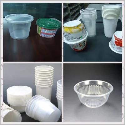Automatic Plastic Cup Making Machine PP/Pet /HIPS/PLA Disposable Water Cup Thermoforming ...