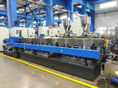 Parallel Corotating PVC Twin Screw Extruder Compounder Extrusion Production Line