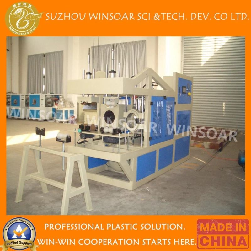 Full Automatic PVC Pipe Socketing Belling Machine with Two Heating Ovens