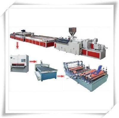 PVC Hollow Unit Door Panel Extrusion Line